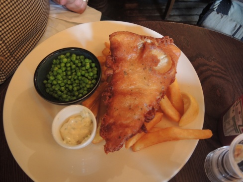 Can't do London without some fish and chips!